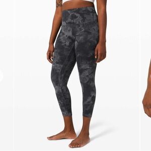 Lululemon Align Pant 25" Diamond Dye Pitch Grey Graphite Grey